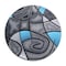 Flash Furniture Blue 5' x 5' Round Abstract Design Area Rug ACD-RGTRZ860-55-BL-GG - alternate 7